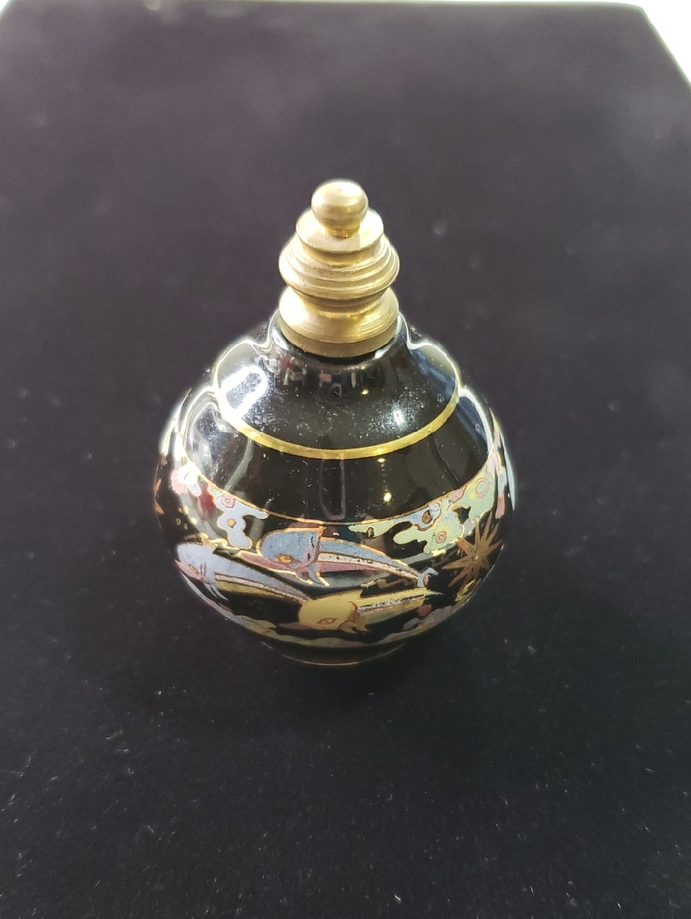 Vintage Greek Sealife Perfume Bottle